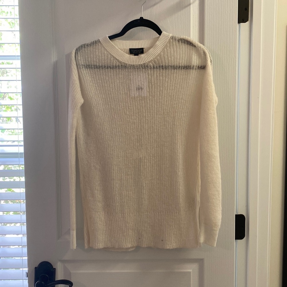 New with tags top shop knot open back sweater